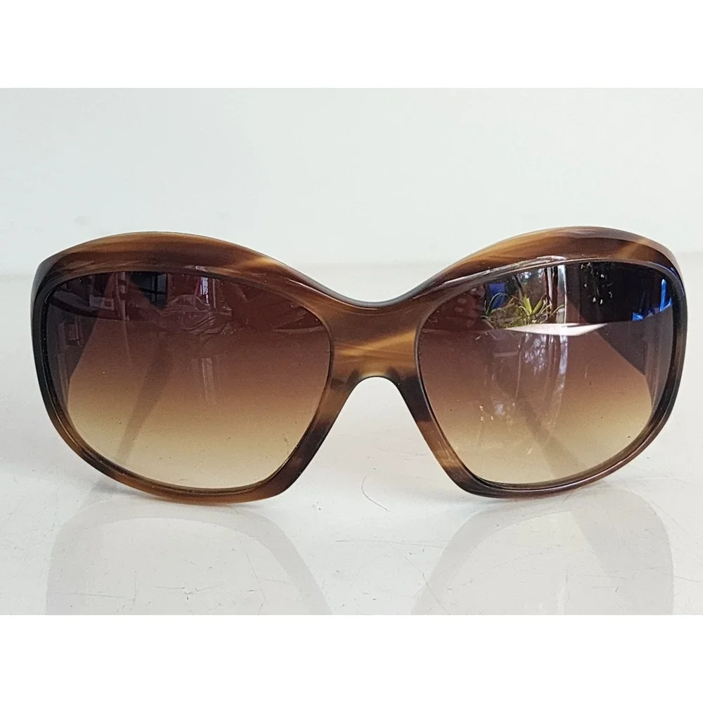 Oliver Peoples Vanadis SYC Brown Tortoise Oversized Oval Sunglasses 62-16-125